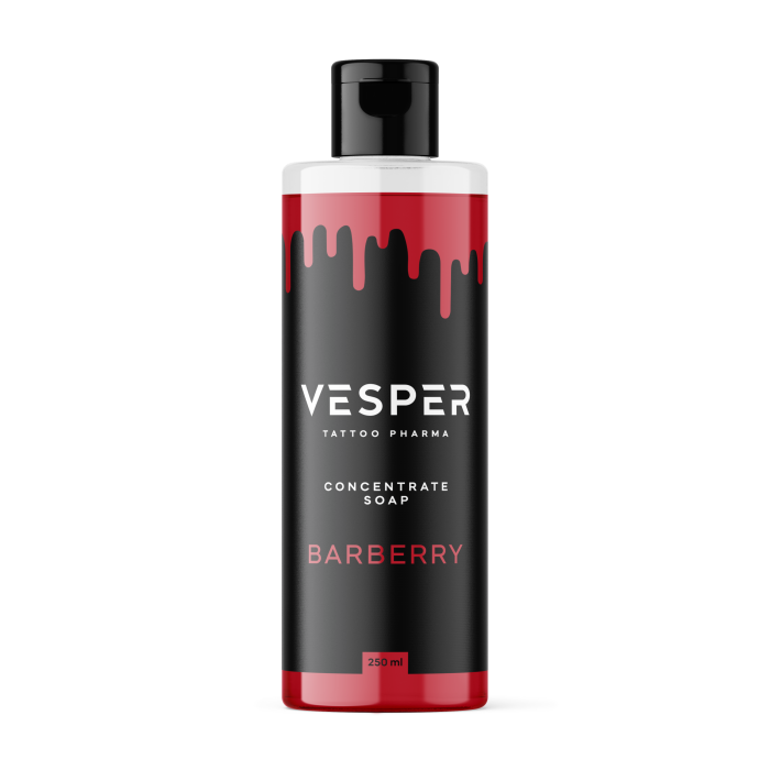 Антибактеріальне мило для тату VESPER BARBERRY 250 мл
