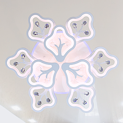 Люстра Лед Diasha 165W до 30 кв.м колір  8149/6+3WH 3color