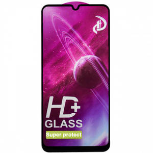 Захисне скло Glass Full Glue Space для Xiaomi Redmi 14C/Poco C75 (Чорний)