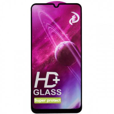 Захисне скло Glass Full Glue Space для Xiaomi Redmi 14C/Poco C75 (Чорний)