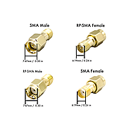 Трійник перехідник 3х SMA Male (тато, штекер), спліттер адаптер розгалужувач для антени роутера, модему, FPV, фото 5