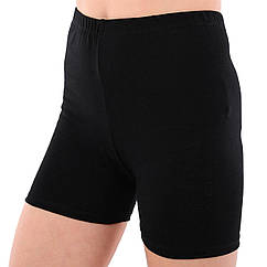 Шорти короткі дитячі для гімнастики та хореографії з бавовни SP-Sport 2881 зріст 110-120 см Black