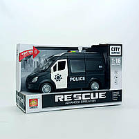 Машина Yi Wu Jiayu Поліція «Rescue» (21 см) музична WY590C, фото 5