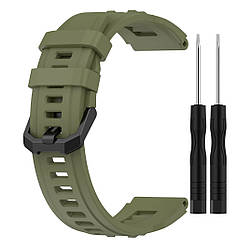 Силіконовий ремінець Primolux для смарт-годинника Amazfit T-Rex Ultra (A2142) - Army Green