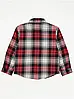 Сорочка дитяча в клітинку бордово-чорна George 86-92, 98-104см, фото 2