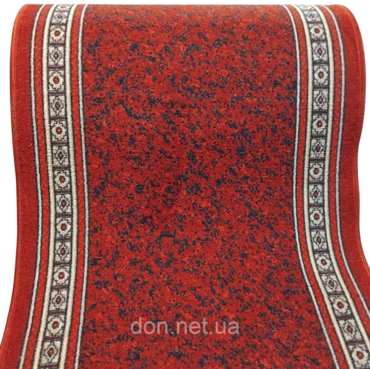 Килимова доріжка Dinarsu Epic Red червона шириною 67 см (ціна за пог.м)