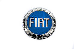 Емблема Old (синя, самоклейка) 85 мм для Тюнінг Fiat