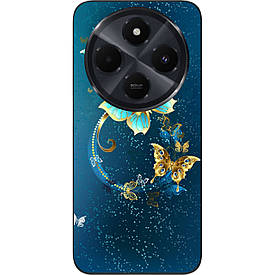 Чохол силіконовий Case для Xiaomi Redmi 14C з картинкою Красиві метелики