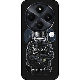 Чохол силіконовий Case для Xiaomi Redmi 14C з картинкою Космонавт і місяць