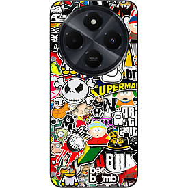 Бампер силіконовий Case для Xiaomi Redmi 14C з малюнком Креатив