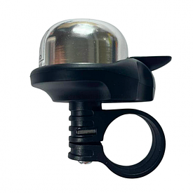 Велосипедні дзвінки, дзвінки в японському стилі 22,2 мм, потовщені чорний/сірий