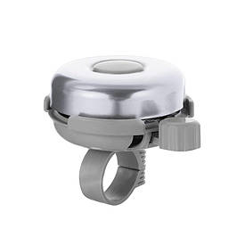 Велосипедний дзвінок з алюмінієвого сплаву сірий/хром