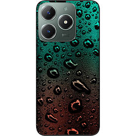 Силіконовий чохол Case для Realme С61 4G з картинкою Краплі води