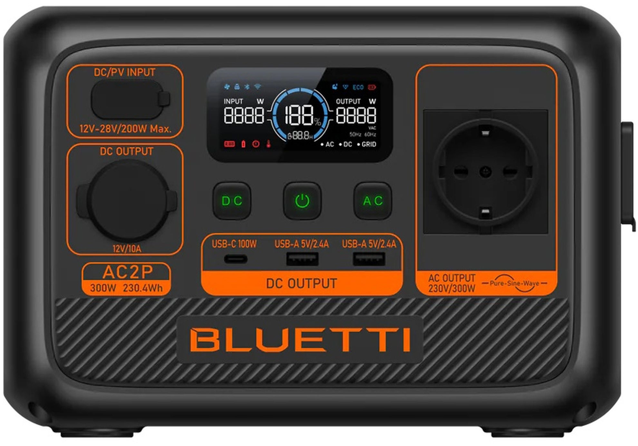 Портативна зарядна станція Bluetti AC2P (230Wh), фото 1