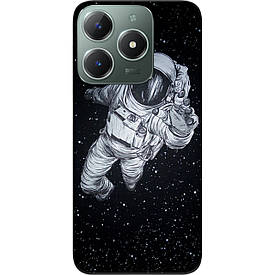 Чохол силіконовий Case для Realme С61 4G з картинкою Космонавт