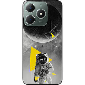 Чохол силіконовий Case для Realme С61 4G з картинкою Астронавт