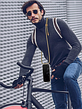 ZhinkArts - Чехол для телефона iPhone 13 Mini з шнурком, прозорий, фото 6