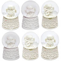 Від 12 шт. Куля заметіль "Ангелята" 45мм світиться 7767-3 купит оптом