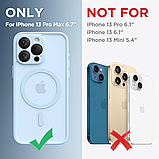 CAPRARO Магнітний чохол для iPhone 13 Pro Max, сумісний з MagSafe + 2 шт захисних скла на екран, фото 2