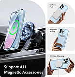 CAPRARO Магнітний чохол для iPhone 13 Pro Max, сумісний з MagSafe + 2 шт захисних скла на екран, фото 3