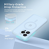 CAPRARO Магнітний чохол для iPhone 13 Pro Max, сумісний з MagSafe + 2 шт захисних скла на екран, фото 5