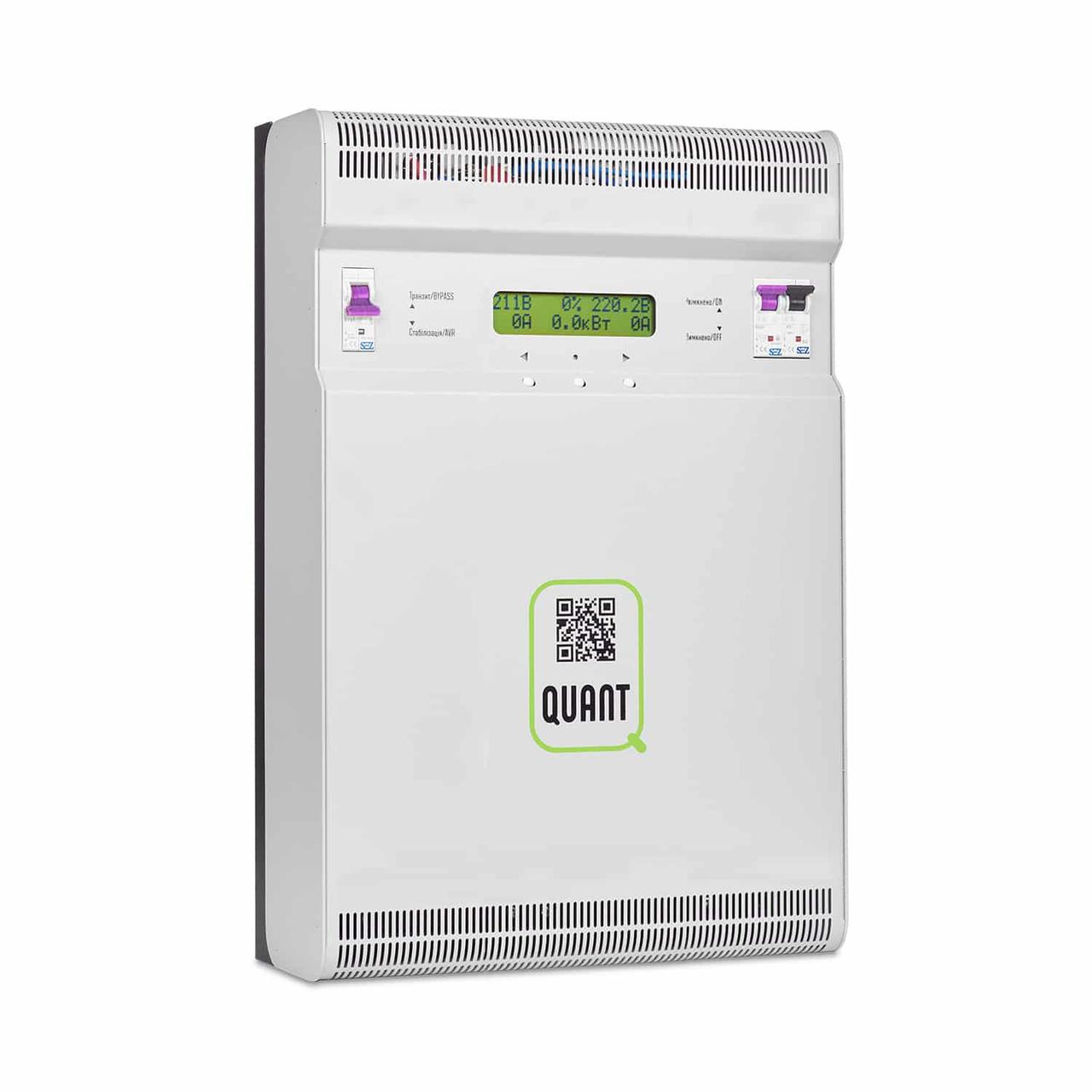 Стабілізатор напруги Quant-7 (інверторний, потужність 7 кВт, 1 фаза)