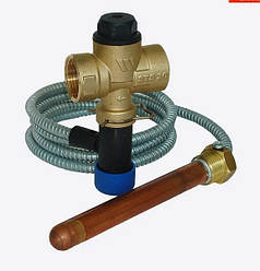 Термостатичний клапан безпеки WATTS STS-20 3/4" 95 С з виносним датчиком 1.3 м