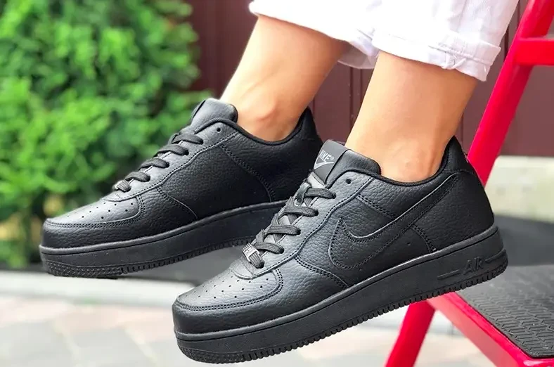 SALE Кросівки Nike Air Force чорні, фото 1