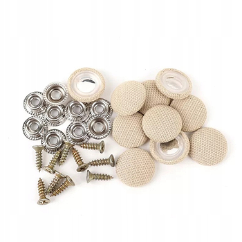 Кліпси для авто, заклепки для салону автомобілів для ремонту обшивки стелі бежеві