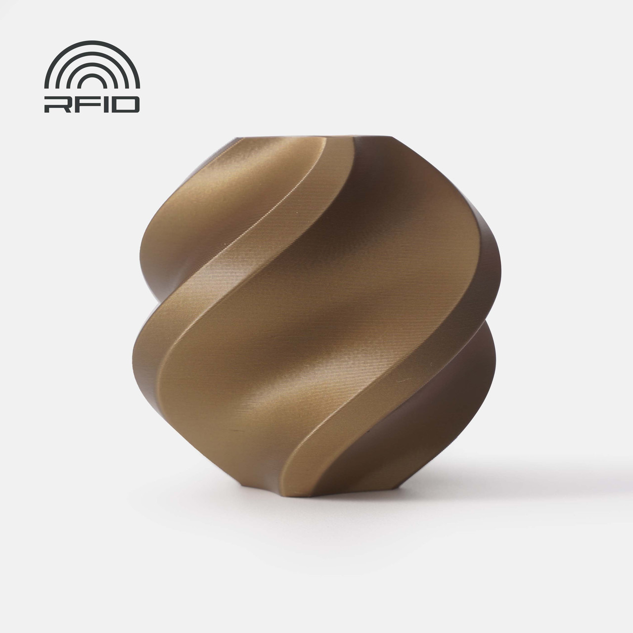 Пластик Bambu Lab PLA Basic Bronze (10801), з котушкою