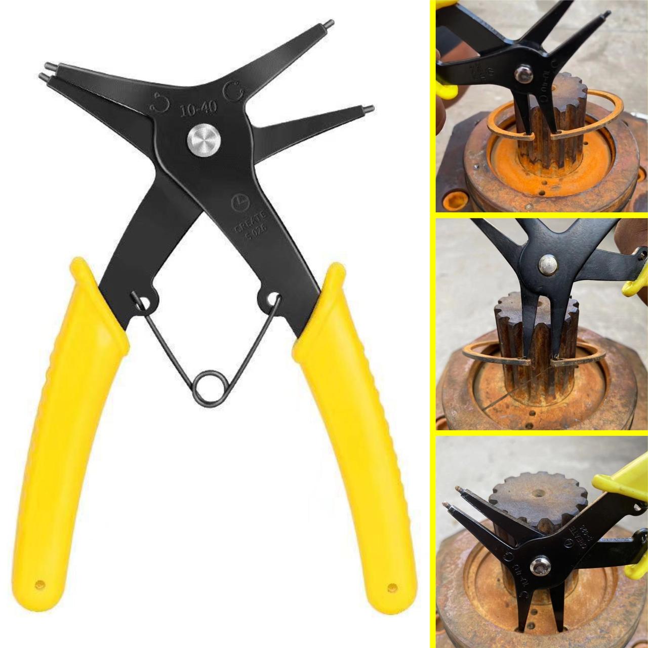 Універсальний знімач стопорних кілець 3-40 мм | Механічний знімач з посиленою пружиною