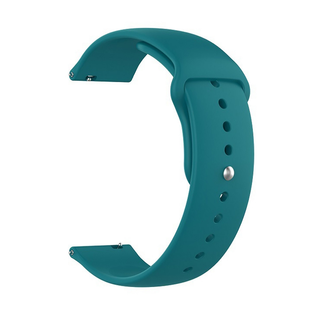 Силіконовий ремінець для Amazfit Active 2R (A2437) | HMU | синьо-зелений