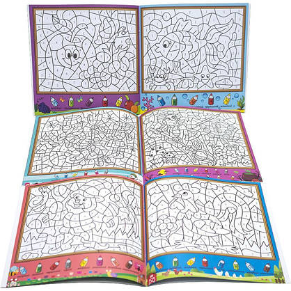 Дитяча розмальовка "Малюємо по номерах" | Апельсин (РМ-62), фото 2