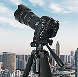 Штатив-тренога 170 см для зйомки з рівнем та чохлом, для фотоапарата та телефону., фото 7