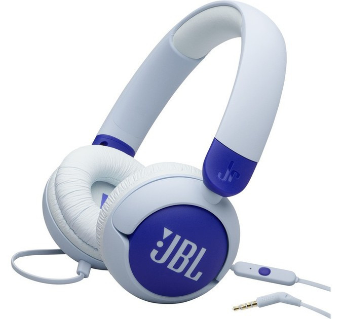 Дитячі навушники дротові JBL Junior 320 (JBLJR320BLU) блакитні, фото 1