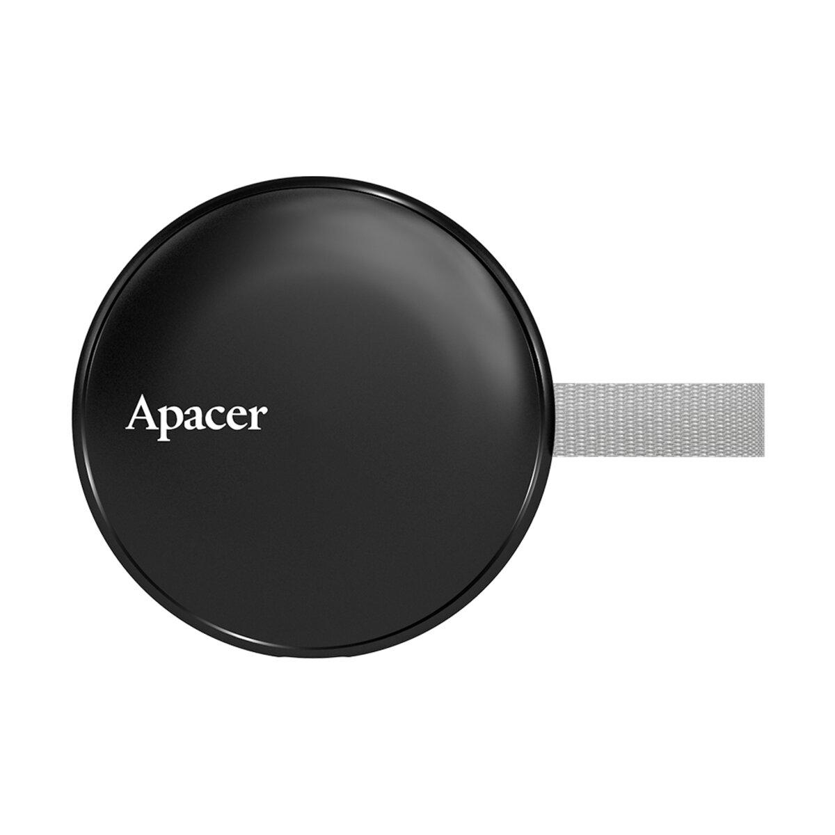Портативний SSD Apacer Magnetic AS725 256 GB USB 3.2 Gen.2 Type-C MagSafe Black, фото 1