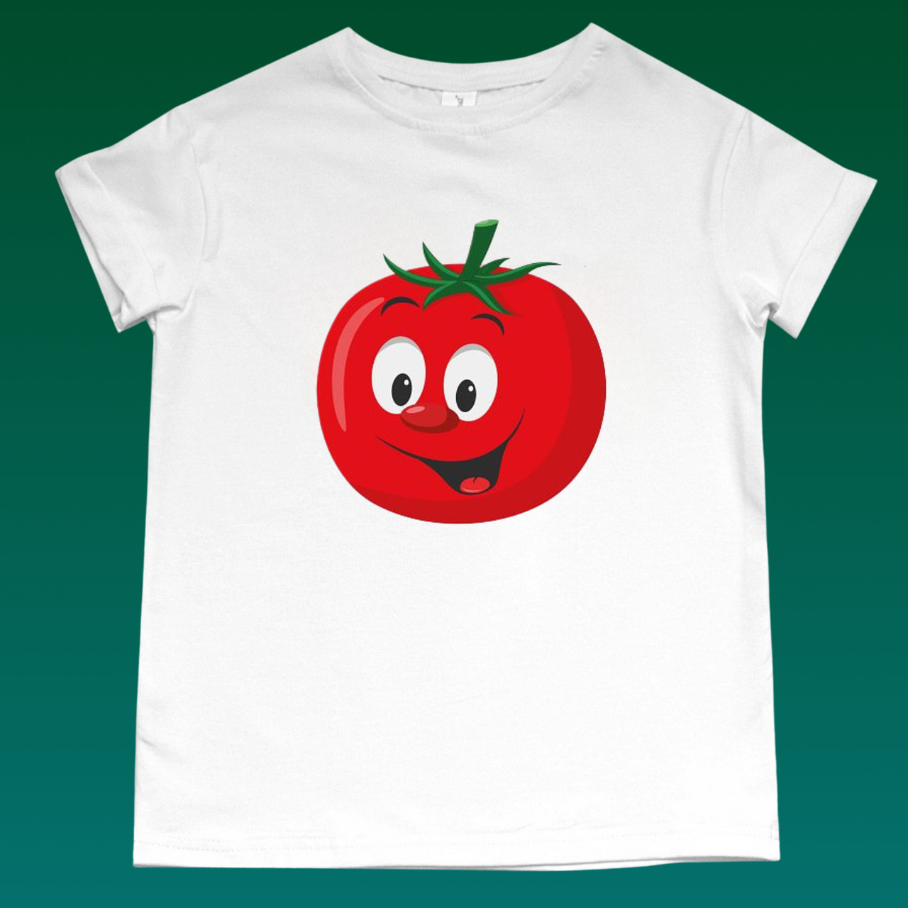 Футболки з овочами: помідор, баклажан, перці, гарбуз і горошок, фото 1