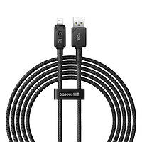 Кабель Baseus Unbreakable Series Fast Charging Data Cable USB to iP 2.4A 2m Cluster Black