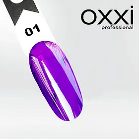 Вітражний гель-лак для нігтів Oxxi Professional Crystal Glass №01, 10 мл