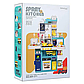 Дитяча ігрова кухня "Spray Kitchen" велика, звук, вода, світло, пара, 80 предметів, 93см, синя, 889-271, фото 2