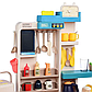Дитяча ігрова кухня "Spray Kitchen" велика, звук, вода, світло, пара, 80 предметів, 93см, синя, 889-271, фото 3