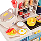 Дитяча ігрова кухня "Spray Kitchen" велика, звук, вода, світло, пара, 80 предметів, 93см, синя, 889-271, фото 6