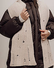 Шарф SumWin 21275 светло-бежевый