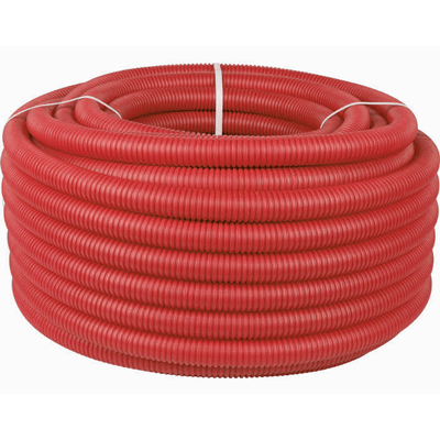 Гофроізоляція для труб Lion RED 28/34 мм (бухта 50 м.) 57391