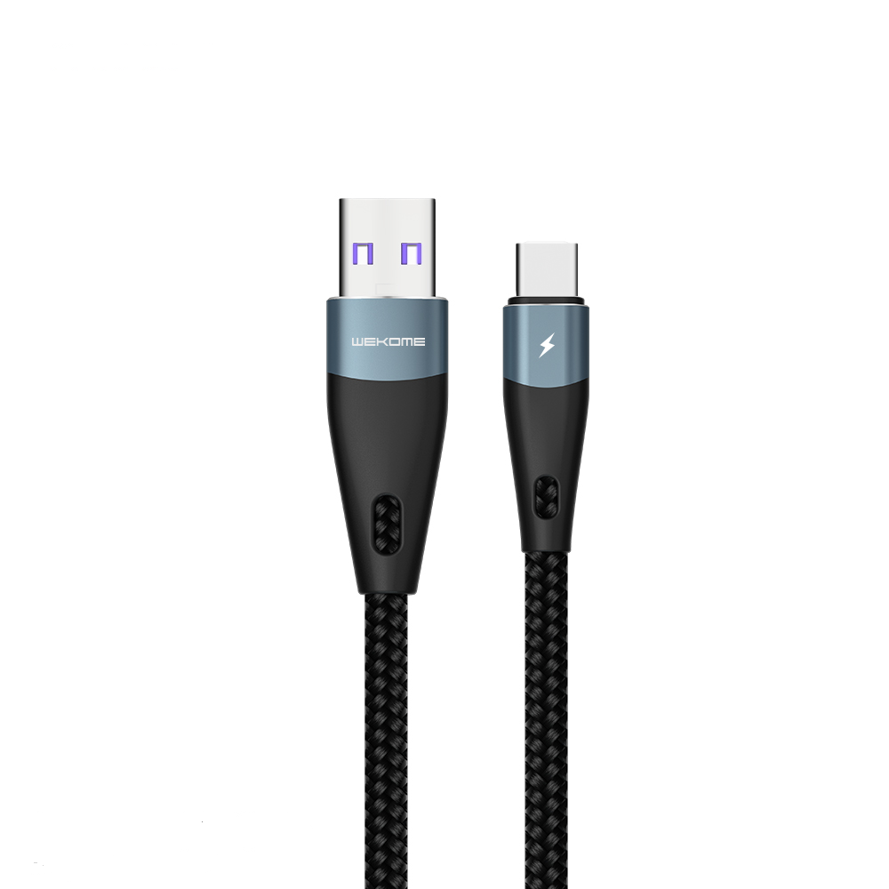 Кабель WEKOME WDC-096 Type-C Charging Cable 5A black