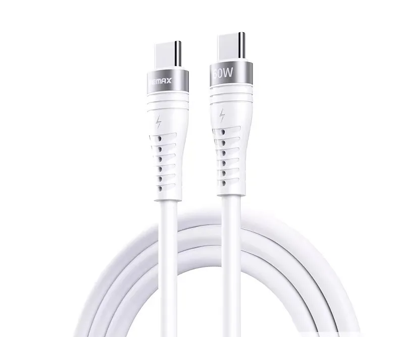 Кабель Remax RC-C139 Bintrai Series 60W Type-C--Type- C 1.2M white