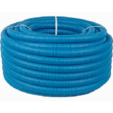 Гофроізоляція для труб Lion BLUE 23/27 мм (бухта 50 м.) 57394