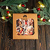 Набір "Дітлахи" із 5 дерев’яних новорічних листівок у подарунковій коробці, фото 4
