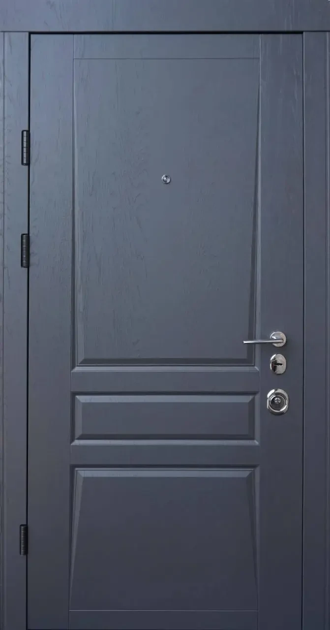 Вхідні двері Qdoors Авангард Тріно дуб графіт/білий супермат 850х2040 мм