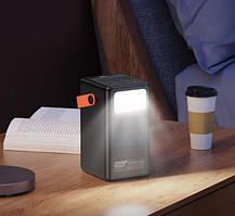 Повербанк із кількома портами usb з функцією Quick Charge 100000 mah hocoDB03 Max Centurion 65w для ноутбука